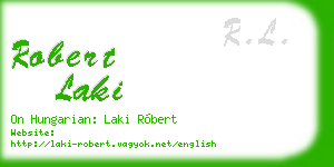 robert laki business card